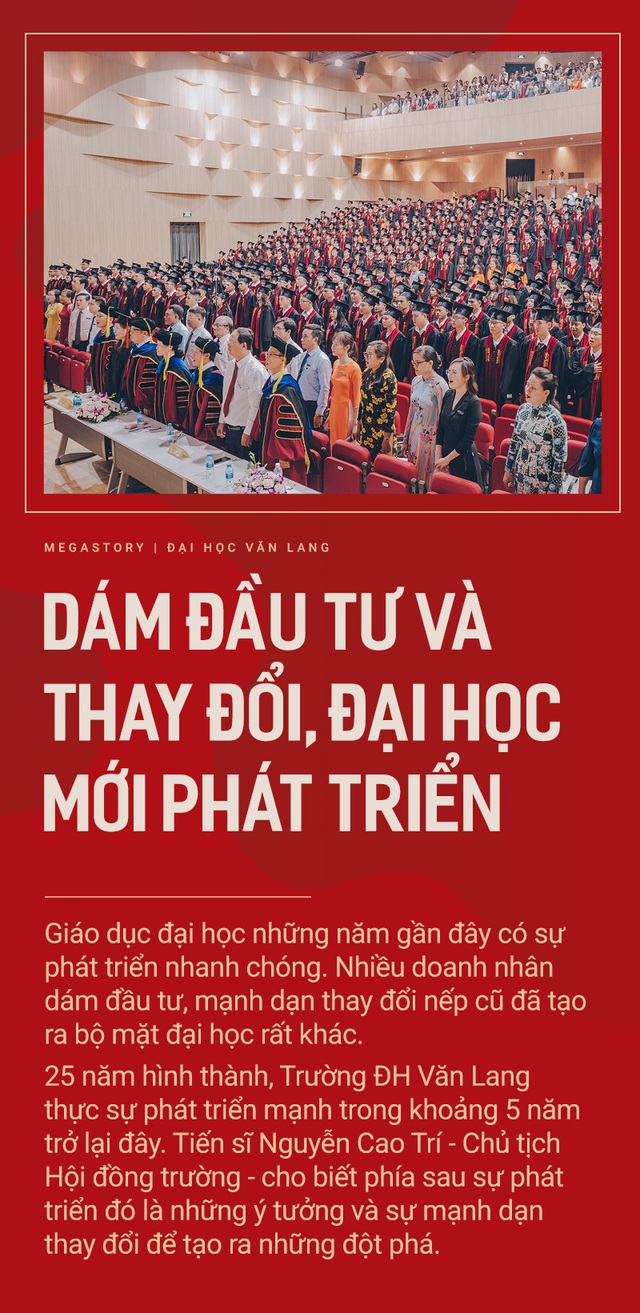 Dám đầu tư và thay đổi, đại học mới phát triển