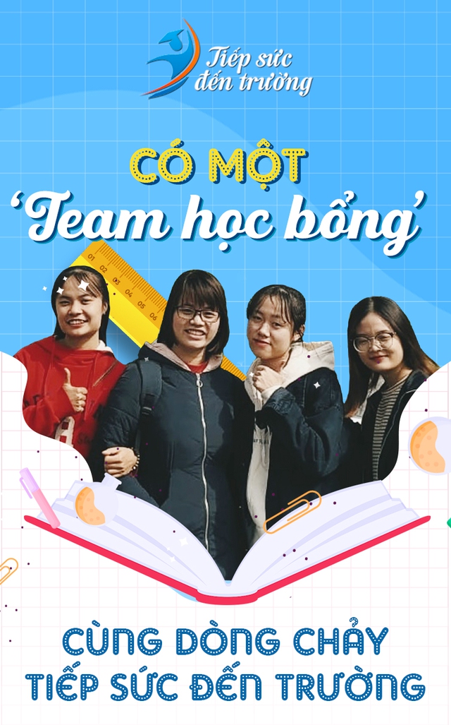 'Team học bổng' chung tay cùng Tiếp sức đến trường
