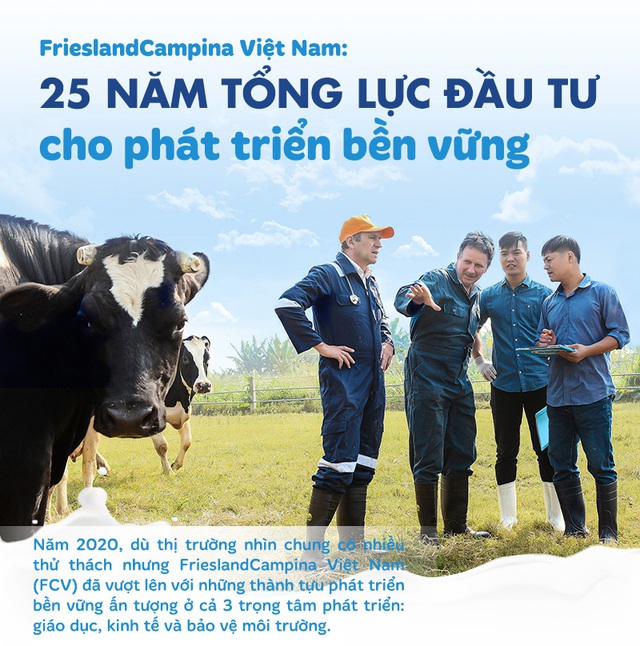 FrieslandCampina Việt Nam: 25 năm tổng lực đầu tư cho phát triển bền vững