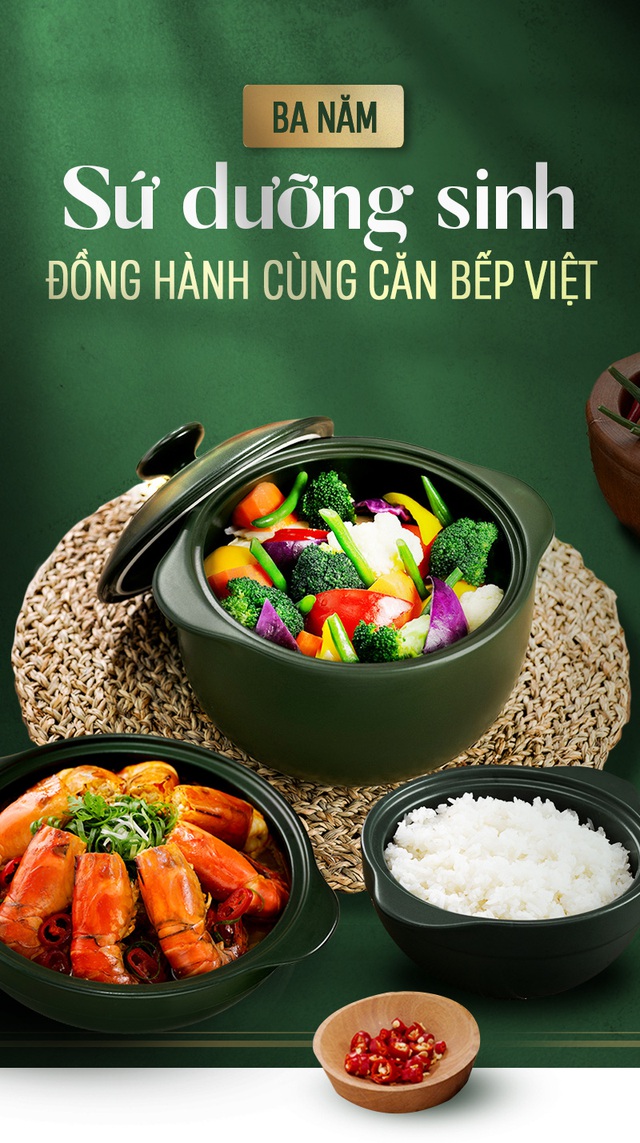 Ba năm sứ dưỡng sinh đồng hành cùng căn bếp Việt