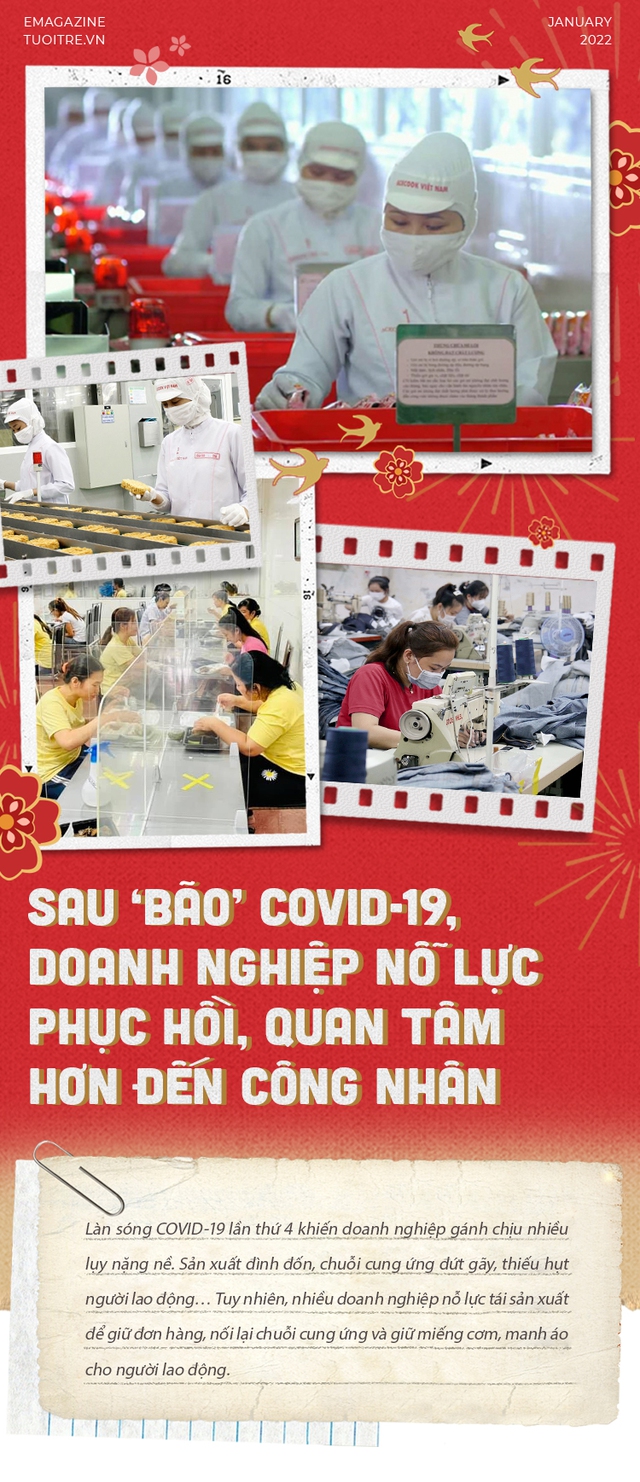 Sau ‘bão’ COVID-19, doanh nghiệp nỗ lực phục hồi, quan tâm hơn đến công nhân