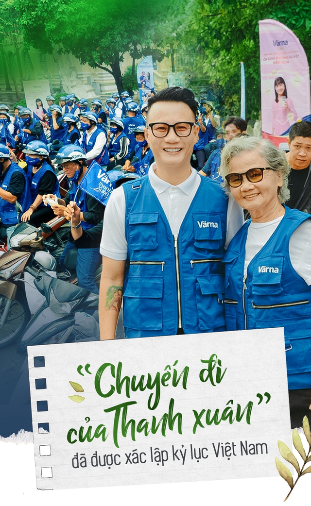 'Chuyến đi của Thanh xuân' đã được xác lập kỷ lục Việt Nam