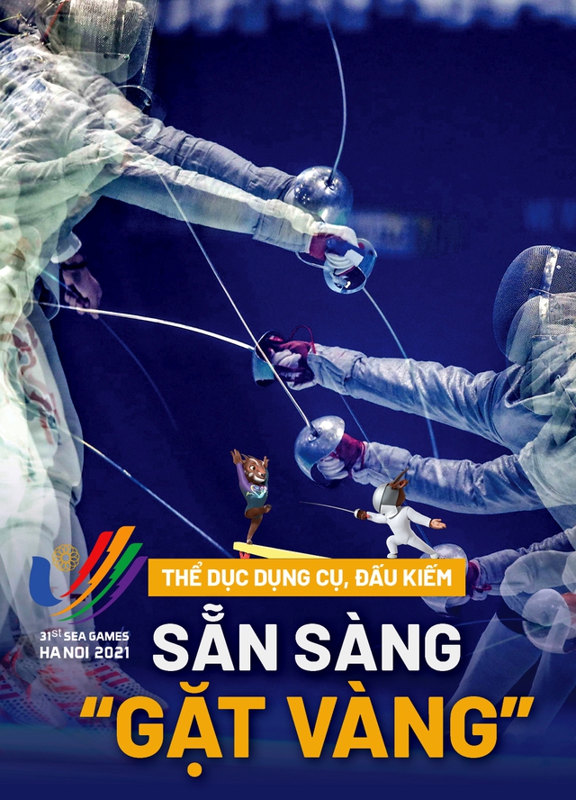 Thể dục dụng cụ, đấu kiếm sẵn sàng "gặt vàng"