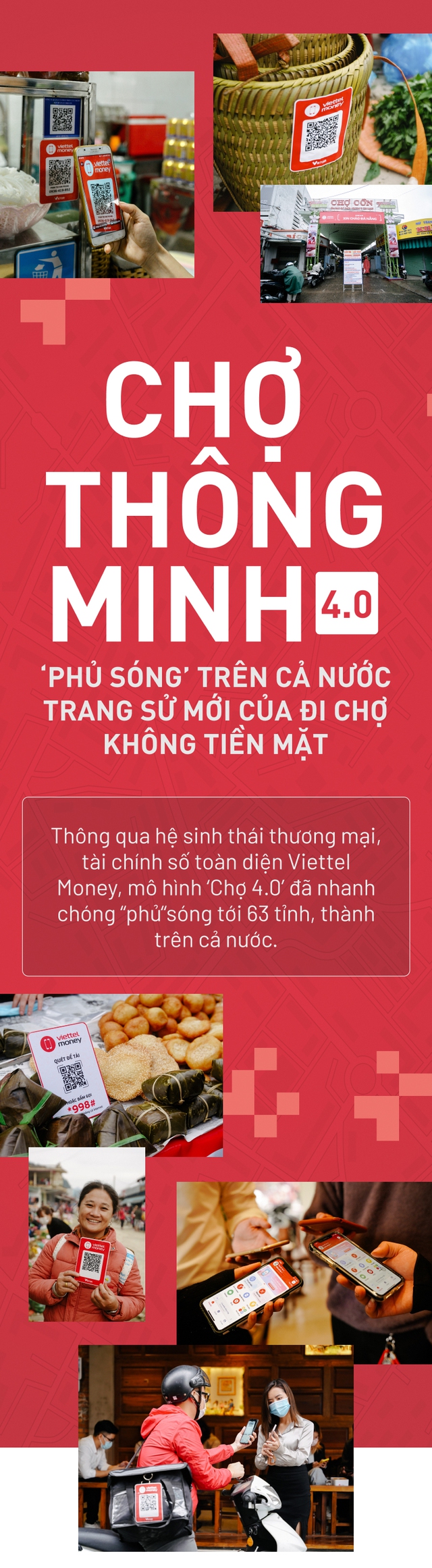 Chợ thông minh 4.0 - 'Phủ sóng' trên cả nước trang sử mới của đi chợ không tiền mặt