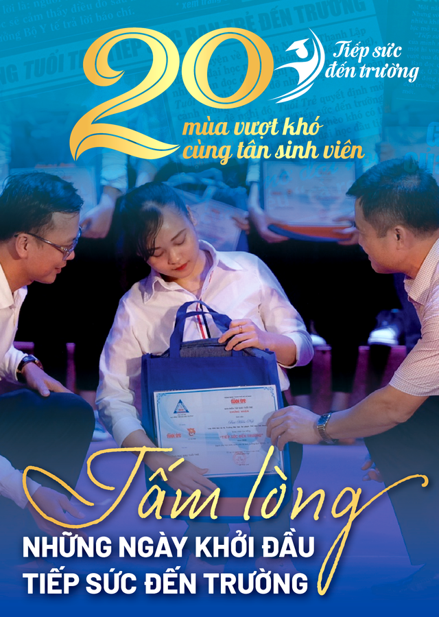 20 mùa Tiếp sức đến trường: Tấm lòng những ngày đầu vượt khó
