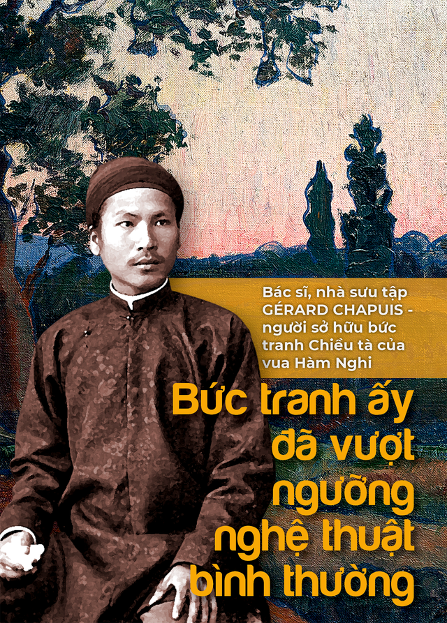 Phỏng vấn người sở hữu bức tranh Chiều tà của vua Hàm Nghi