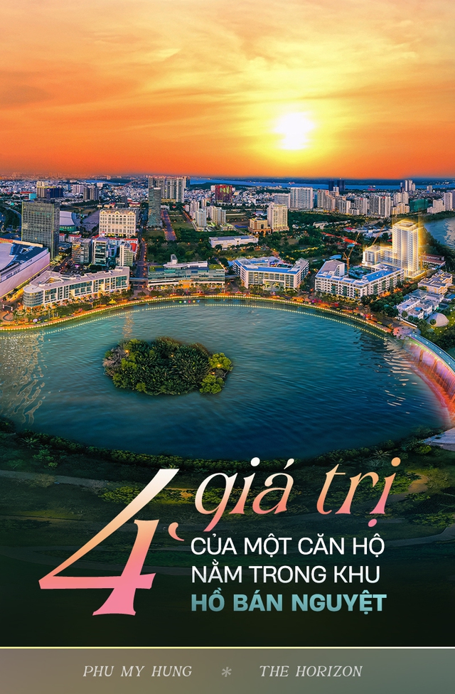 4 giá trị của một căn hộ nằm trong Khu Hồ Bán Nguyệt
