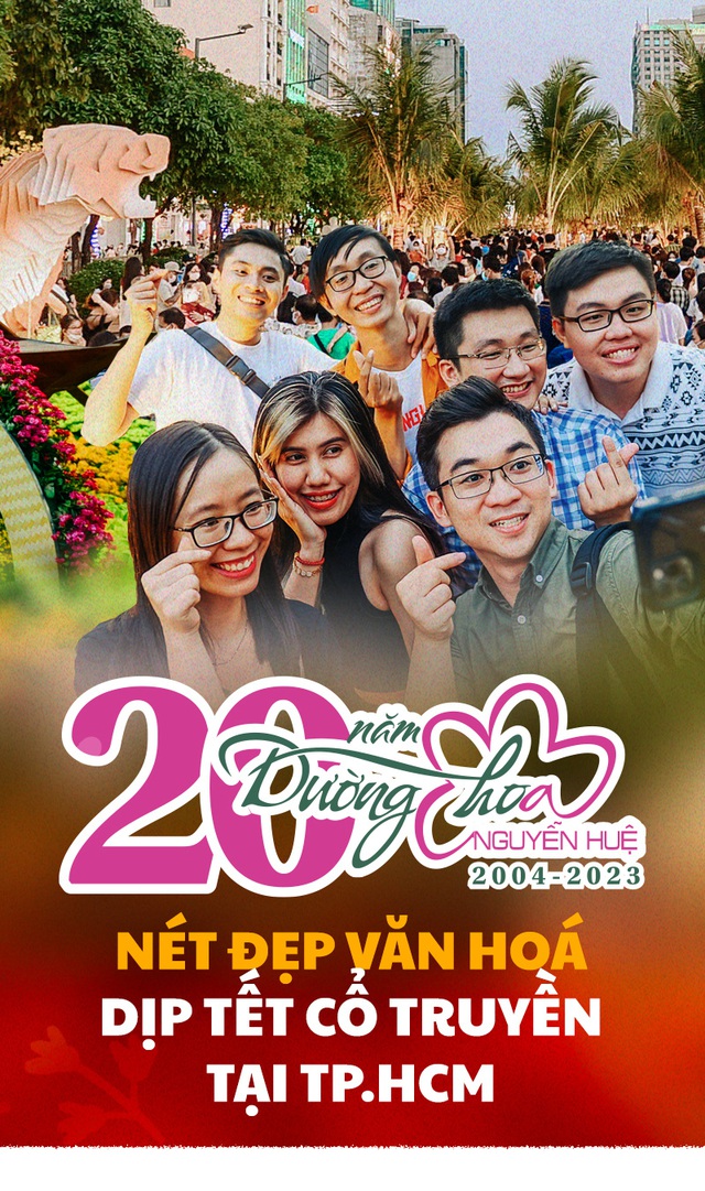 20 năm Đường hoa Nguyễn Huệ: Nét đẹp văn hóa dịp Tết cổ truyền tại TP.HCM