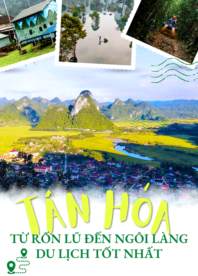 Tân Hóa: Từ rốn lũ đến ngôi làng du lịch tốt nhất