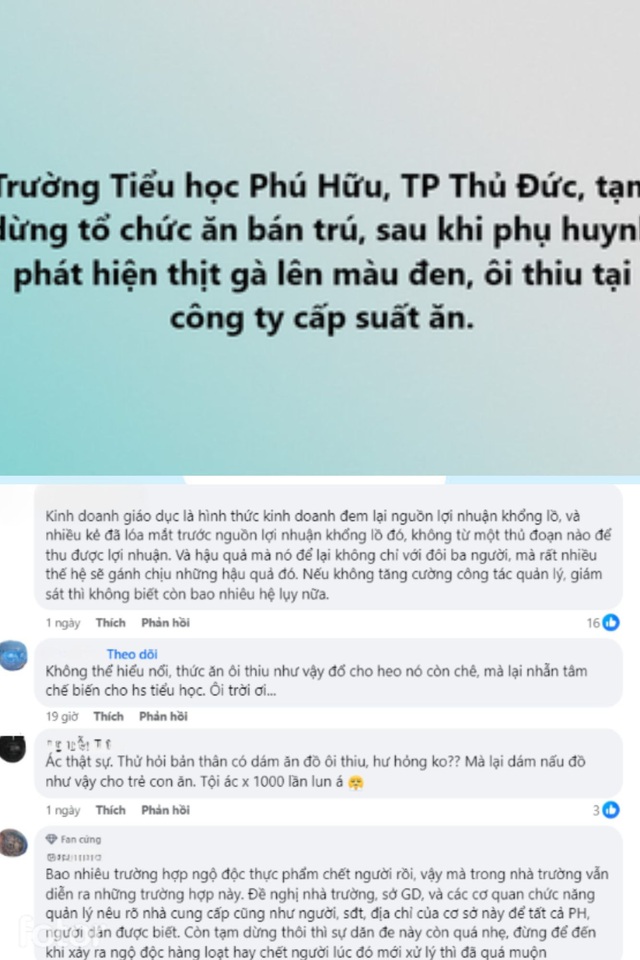 TP. Thủ Đức: Nhiều trường ngừng bữa ăn bán trú, phụ huynh và học sinh xoay sở ra sao? - Ảnh 3.