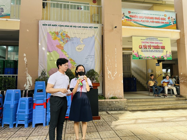 Teen THCS Trung Mỹ Tây 1 ca tài tử, tìm hiểu âm nhạc dân tộc- Ảnh 2.