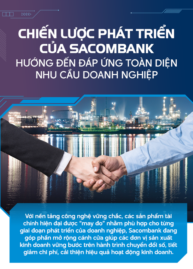 Chiến lược phát triển của Sacombank hướng đến đáp ứng toàn diện nhu cầu doanh nghiệp