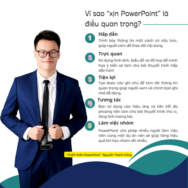 Bí quyết thiết kế slide thuyết trình hiệu quả từ ‘chiến thần PowerPoint’ - Ảnh 3.