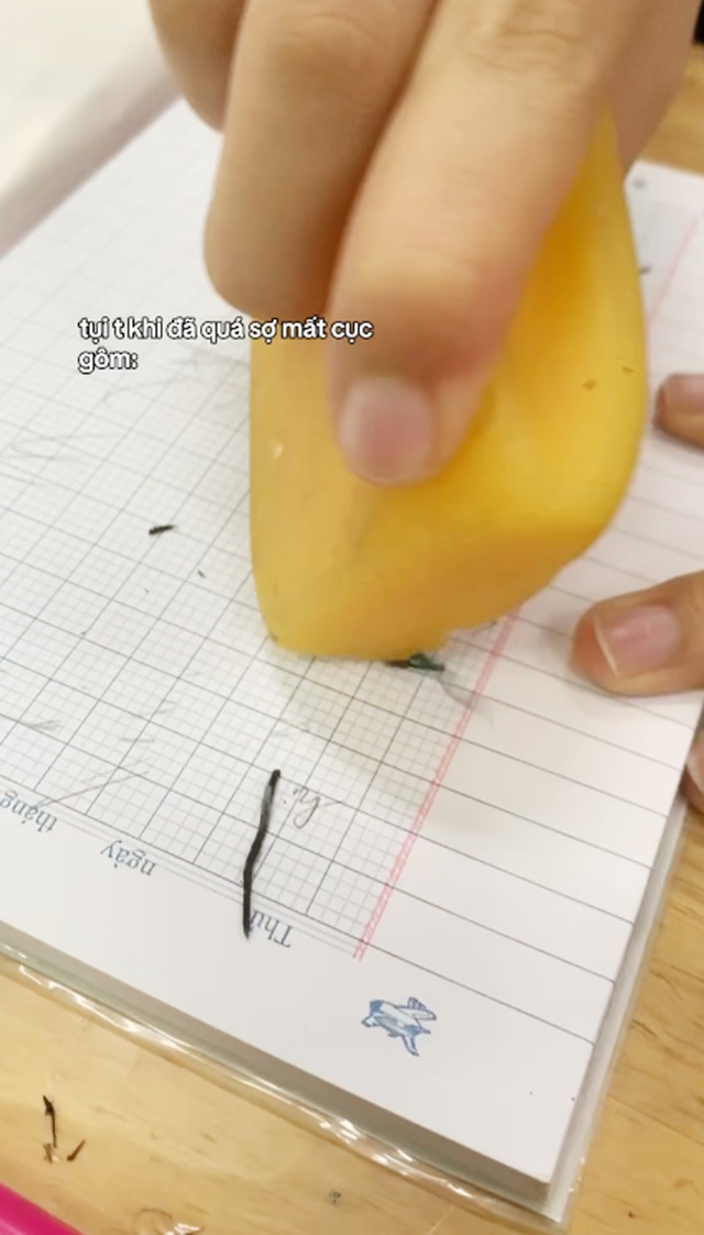 Video triệu view nhờ khoe đồ dùng học tập khổng lồ của nữ sinh THPT Nguyễn Văn Linh- Ảnh 2.