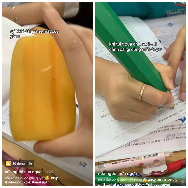Video triệu view nhờ khoe đồ dùng học tập khổng lồ của nữ sinh THPT Nguyễn Văn Linh- Ảnh 9.