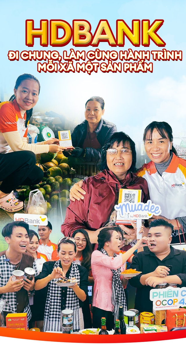 HDBank đi chung, làm cùng hành trình mỗi xã một sản phẩm