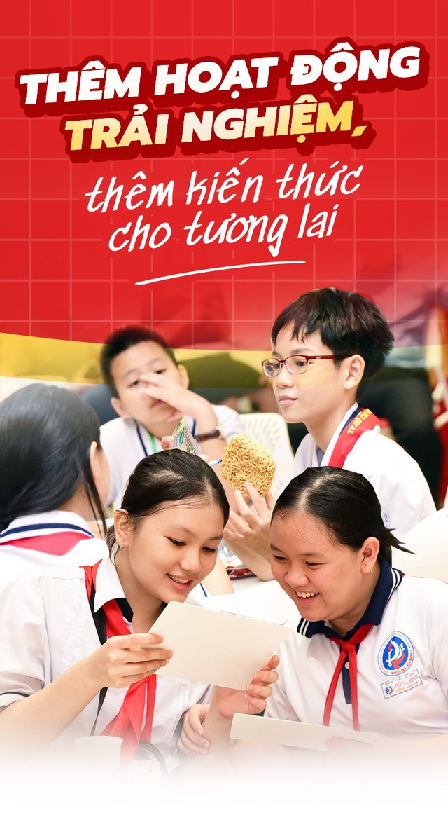 Thêm hoạt động trải nghiệm, thêm kiến thức cho tương lai