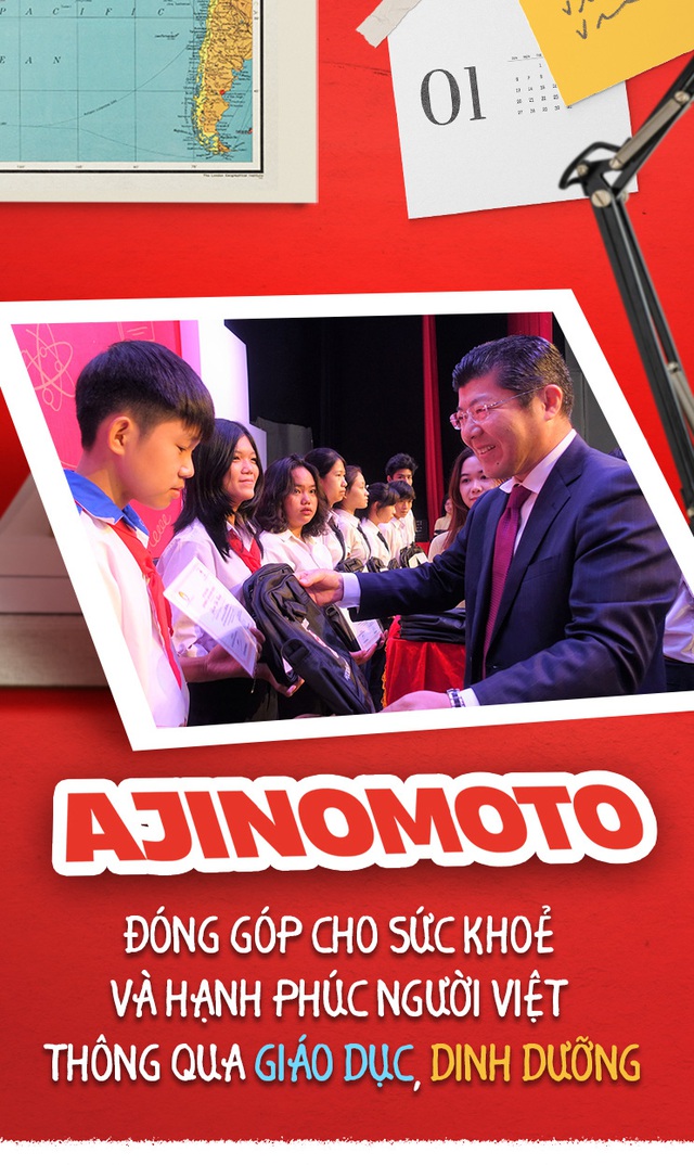 Ajinomoto đóng góp cho sức khoẻ và hạnh phúc người Việt thông qua giáo dục, dinh dưỡng