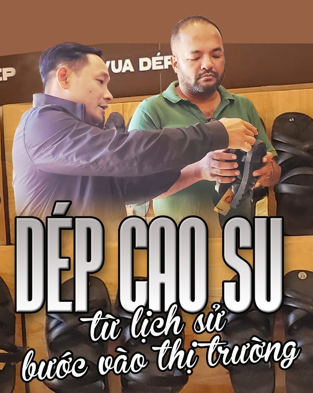 Dép cao su từ lịch sử bước vào thị trường