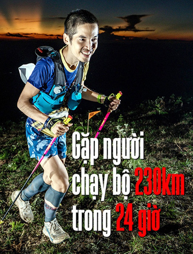 Gặp người chạy bộ 230km trong 24 giờ