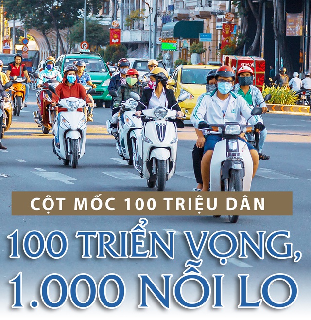 Cột mốc 100 triệu dân: 100 triển vọng, 1.000 nỗi lo?