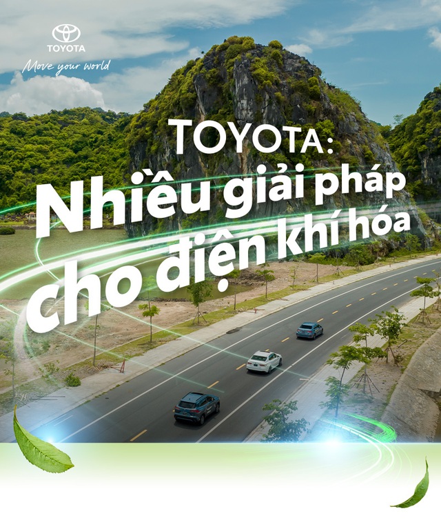 Toyota: Nhiều giải pháp cho điện khí hóa