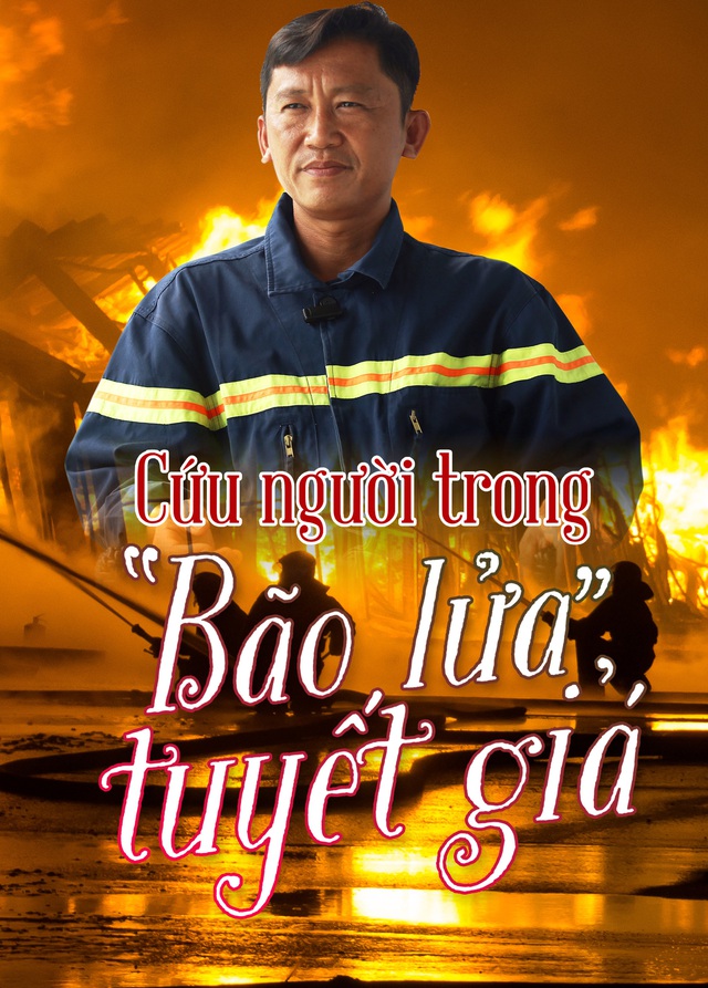 Cứu người trong 'bão lửa', tuyết giá