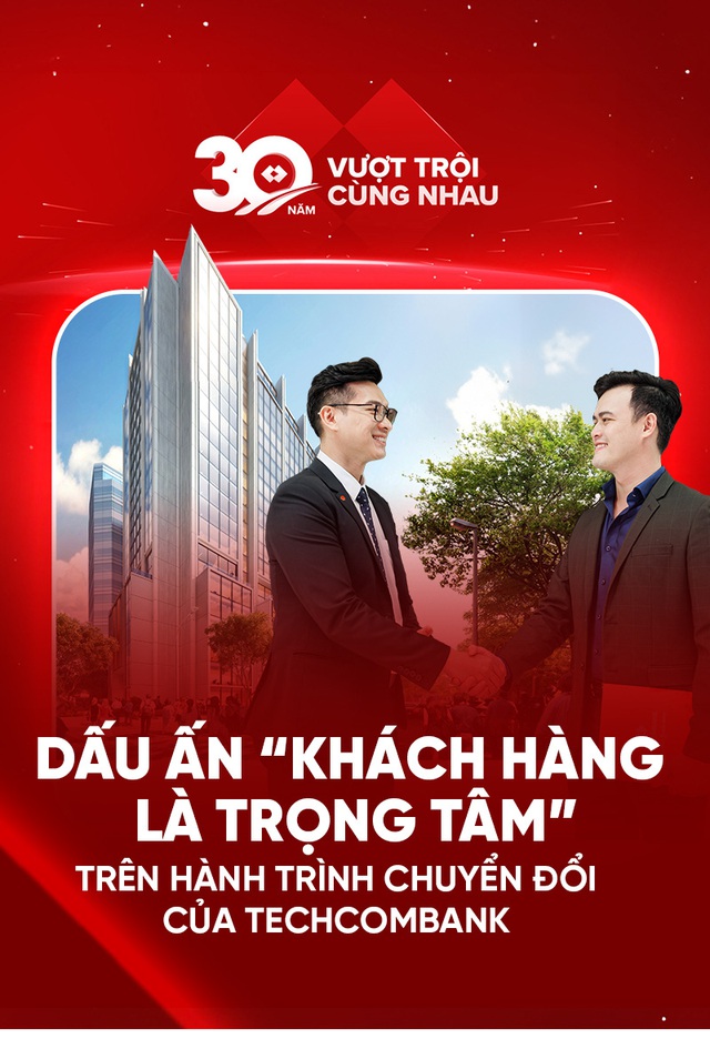 Dấu ấn 'Khách hàng là trọng tâm' trên hành trình chuyển đổi của Techcombank
