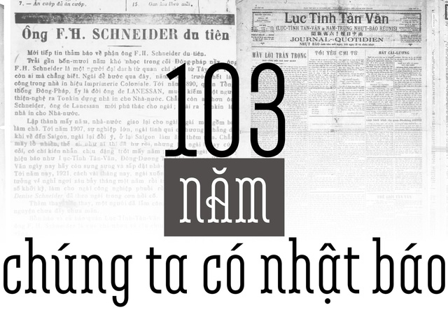 103 năm chúng ta có nhật báo