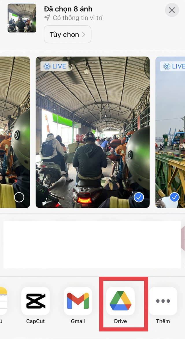 Cách xử lý khi Google Drive không cho phép bạn tải lên nhiều ảnh - Ảnh: CHỤP MÀN HÌNH