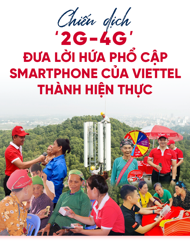 Chiến dịch ‘2G-4G’ đưa lời hứa phổ cập smartphone của Viettel thành hiện thực