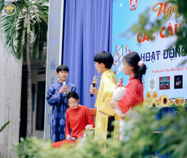 Câu lạc bộ Kịch - Poseidon Trường THPT Giồng Ông Tố tất bật chạy show- Ảnh 3.