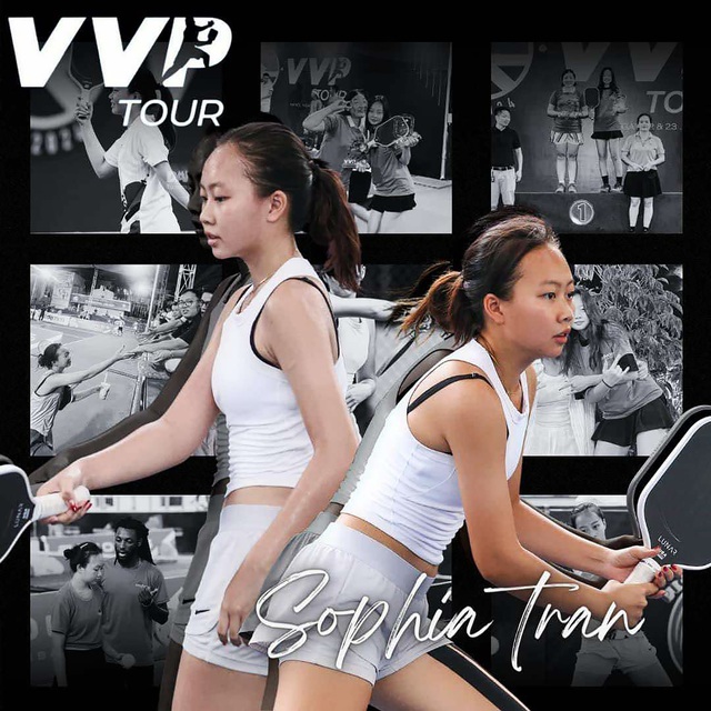 Sophia Phương Anh - cô bạn 16 tuổi vô địch pickleball thế giới- Ảnh 2.