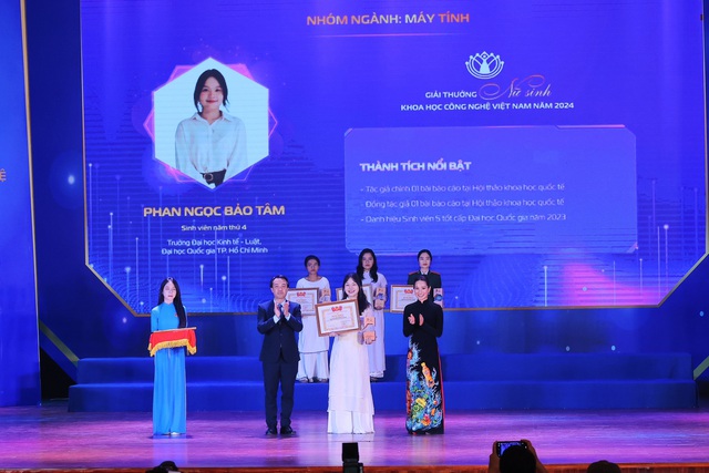 Nỗ lực chinh phục khoa học công nghệ của nữ sinh Trường đại học Kinh tế - Luật- Ảnh 1.