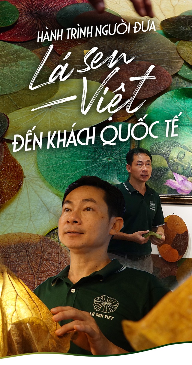 Hành trình người đưa lá sen Việt đến khách quốc tế