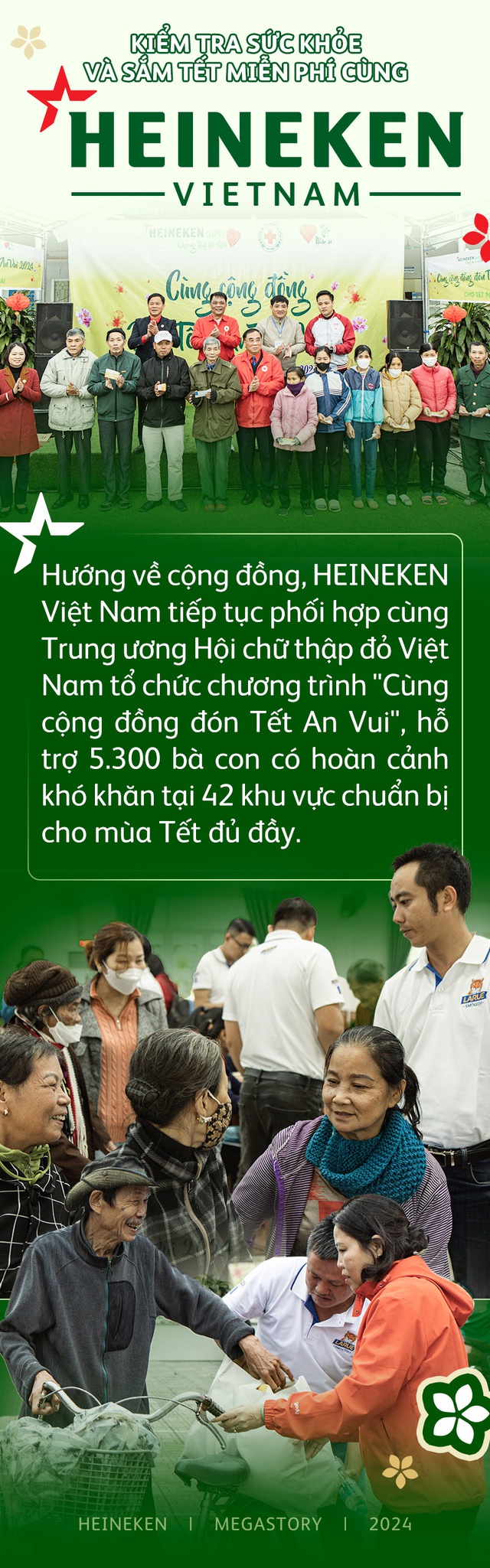 Kiểm tra sức khỏe và sắm Tết miễn phí cùng HEINEKEN Việt Nam