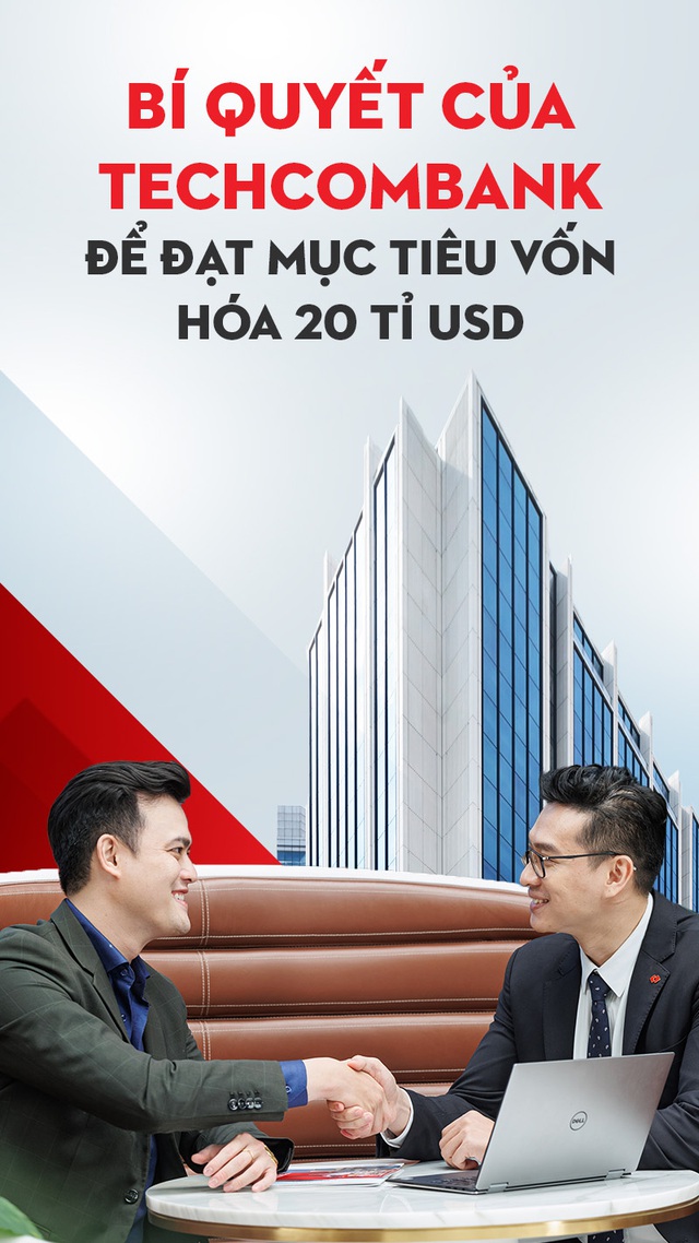 Bí quyết của Techcombank để đạt mục tiêu vốn hóa 20 tỉ USD