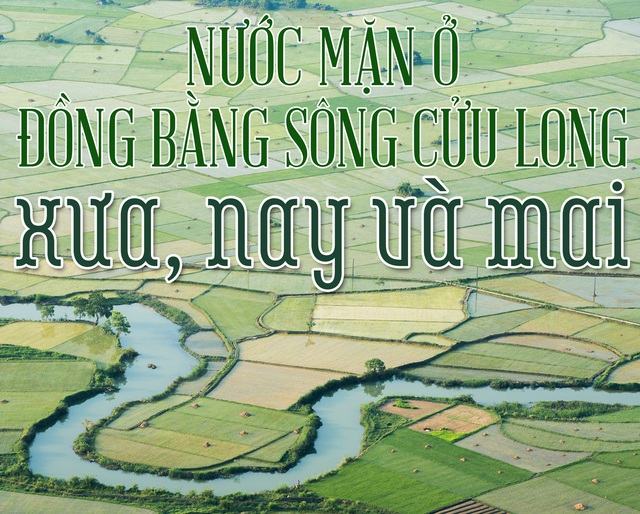 Nước mặn ở Đồng bằng sông Cửu Long:  xưa, nay và mai