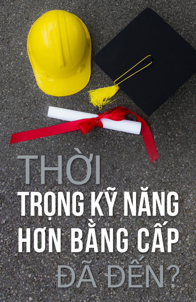 Thời trọng kỹ năng hơn bằng cấp đã đến?