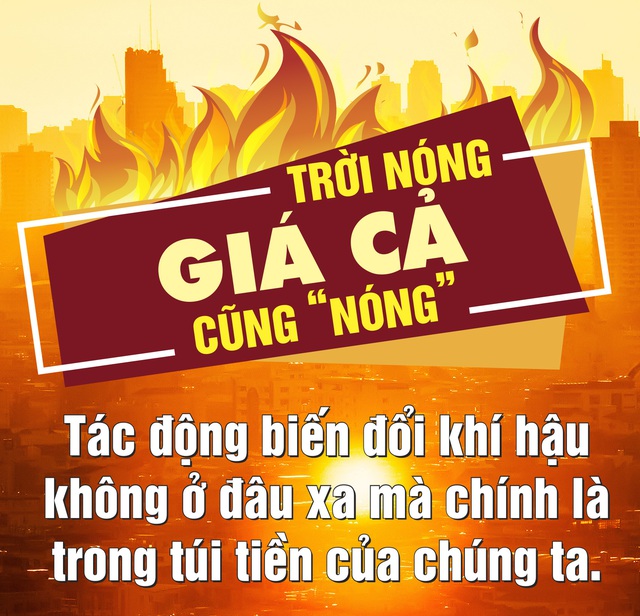 Trời nóng, giá cả cũng 'nóng'