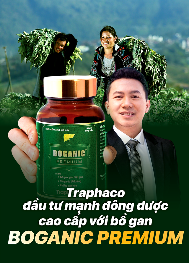 Traphaco đầu tư mạnh đông dược cao cấp với bổ gan Boganic Premium
