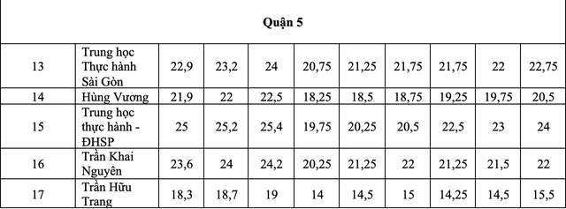 TP.HCM: điểm chuẩn lớp 10 công lập biến động thế nào 3 năm qua?- Ảnh 5.