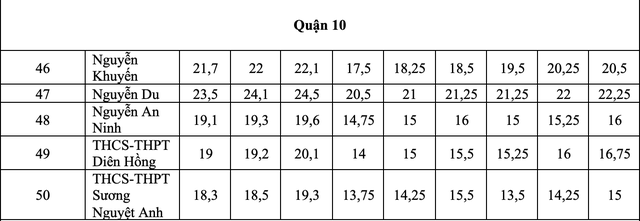 TP.HCM: điểm chuẩn lớp 10 công lập biến động thế nào 3 năm qua?- Ảnh 10.