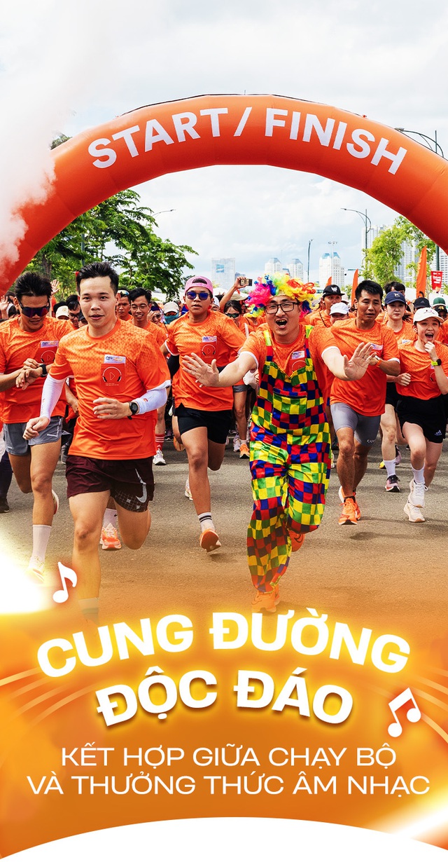 Cung đường độc đáo kết hợp giữa chạy bộ và thưởng thức âm nhạc