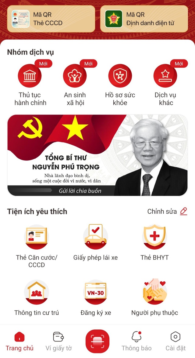 Cách ghi sổ tang điện tử tưởng nhớ Tổng Bí thư Nguyễn Phú Trọng- Ảnh 1.