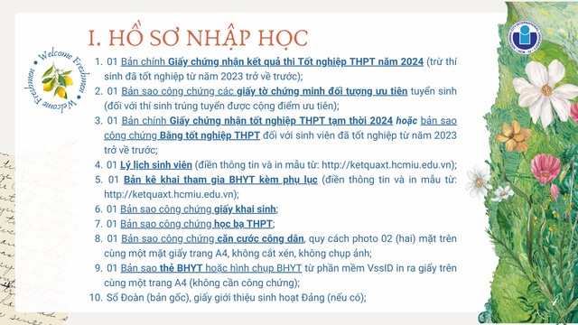 Hướng dẫn thủ tục nhập học các trường đại học thuộc Đại học Quốc gia TP.HCM- Ảnh 10.