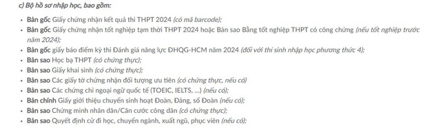 Hướng dẫn thủ tục nhập học các trường đại học thuộc Đại học Quốc gia TP.HCM- Ảnh 7.