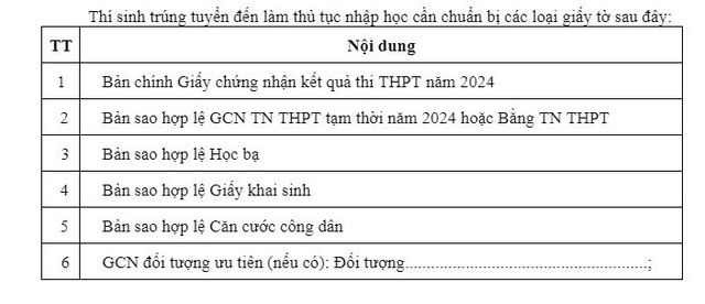 Hướng dẫn thủ tục nhập học các trường đại học thuộc Đại học Quốc gia TP.HCM- Ảnh 9.