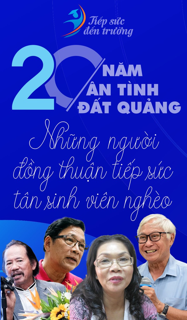 20 năm ân tình Đất Quảng: Những người đồng thuận tiếp sức tân sinh viên nghèo