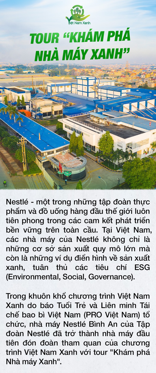 Tour 'Khám phá Nhà máy Xanh' đến Nestlé Bình An